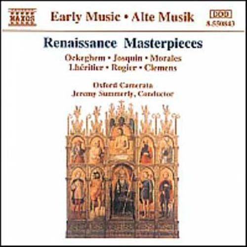 Renaissance Masterpieces : Chefs D'oeuvres De Ockeghem, Josquin, Mo... on Productcaster.