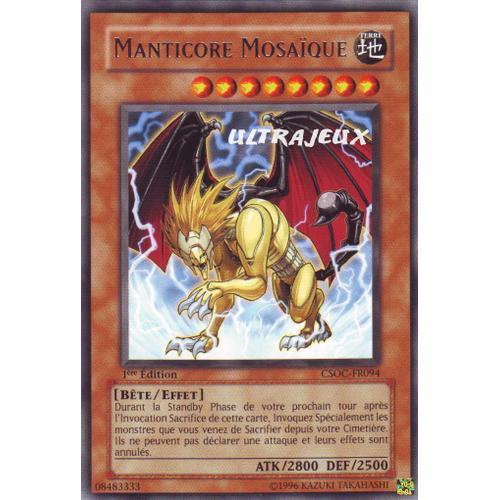 Yu-Gi-Oh! - Csoc-Fr094 - Manticore Mosaïque - Rare on Productcaster.