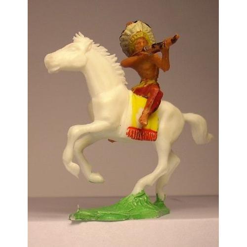 Figurine Cavalier Guerrier Indien (Hauteur Indien Sans Le Cheval 42... on Productcaster.