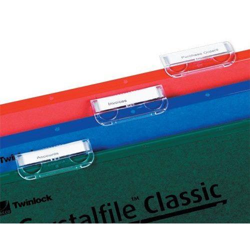 Rexel Réf 78020 Crystalfile Onglets Pour Dossiers Suspendus Plastiq... on Productcaster.