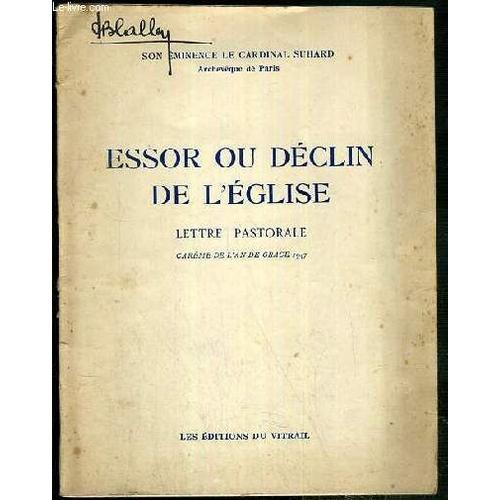 Essor Ou Declin De L'eglise - Lettre Pastorale - Careme De L'an De ... on Productcaster.