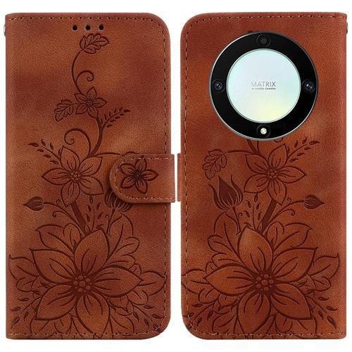 Compatible Avec Le Boîtier Honor Magic5 Lite 5g Lily En Relief Port... on Productcaster.