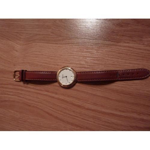 Montre Péquignet Femme Plaqué Or Bracelet Cuir on Productcaster.