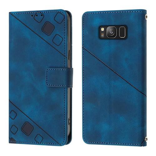 Étui Pour Samsung Galaxy S8 Portefeuille À Rabot Cuir Magnétique Ti... on Productcaster.