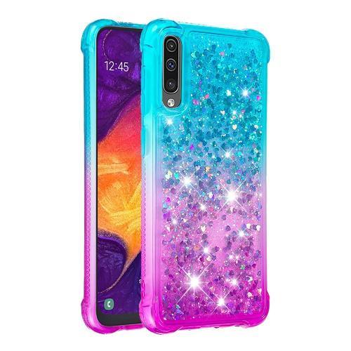 Étui Pour Samsung Galaxy A50/A30s/A50s Pare-Chocs, Paillettes Liqui... on Productcaster.