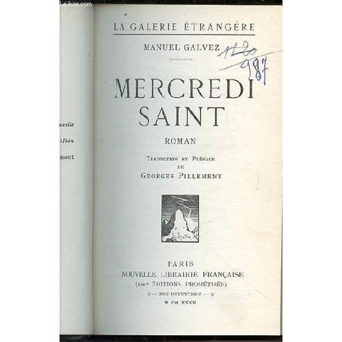 Mercredi Saint - Collection La Galerie Etrangere. on Productcaster.