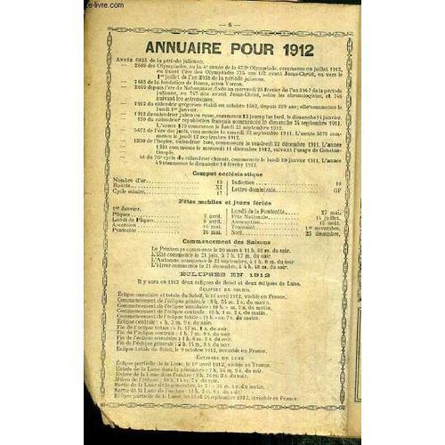 Almanach - Annee 1912 on Productcaster.