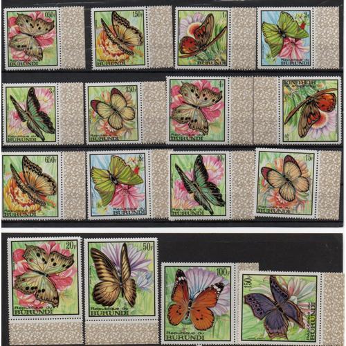 Burundi Timbres Papillons 1969 on Productcaster.