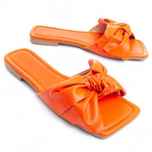 Sandale Plate Pour Les Femmes. Montevita Palanti2 82854 Orange: Tai... on Productcaster.