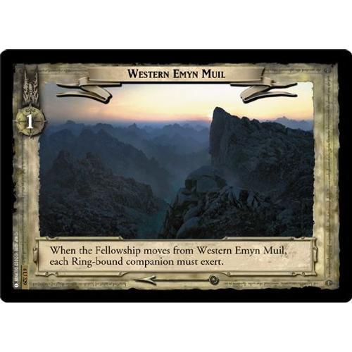 The Lord Of The Rings Tcg - Western Emyn Muil (4u329) on Productcaster.