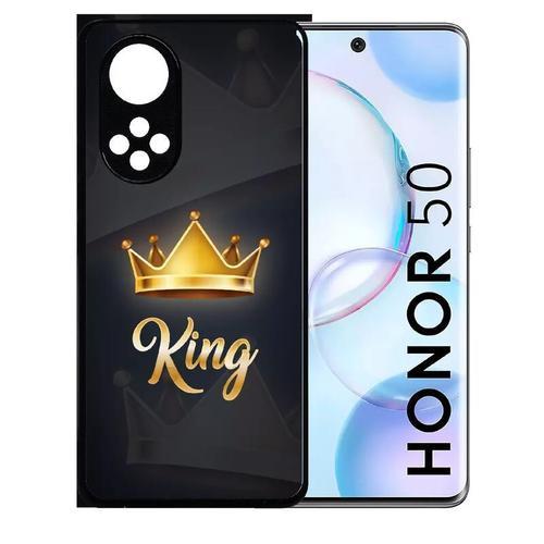 Coque Pour Honor 50 - King Fond Noir - Silicone - Noir on Productcaster.