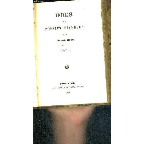 Odes Et Poesies Diverses - Tome 2 on Productcaster.