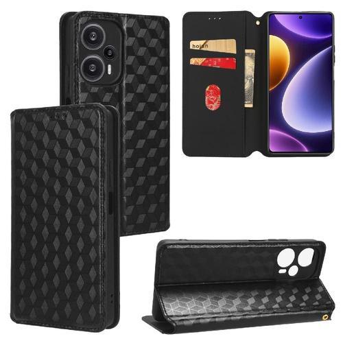 Étui Pour Xiaomi Poco F5 5g Cuir Pu Fermeture Magnétique Motif 3d P... on Productcaster.