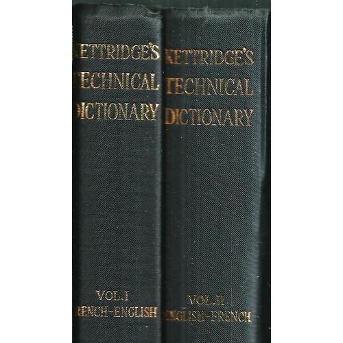 Kettridge's Technical Dictionary (Volumes 1 & 2) French-English & E... on Productcaster.