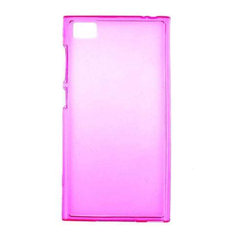 Coque Housse Étui Tpu Gel Translucide Effet Givré Xiaomi Mi3 - Rose on Productcaster.