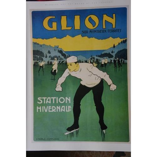 Affiche Glion Station Hivernale on Productcaster.