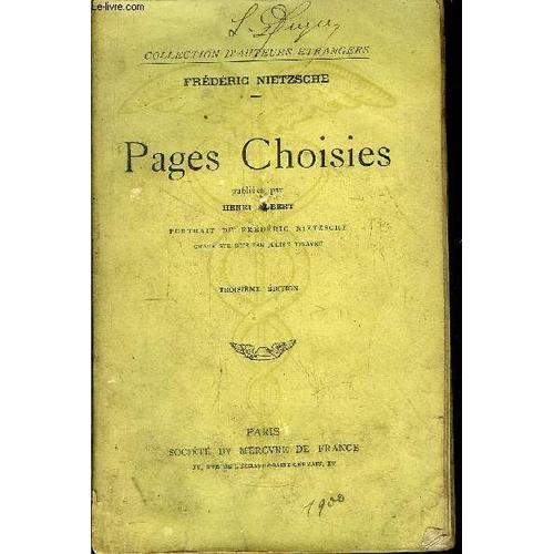 Pages Choisies on Productcaster.