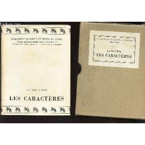 Les Caracteres Ou Les Moeurs De Ce Siecle / Collection Classique Du... on Productcaster.