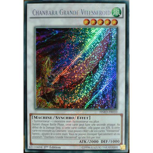 Carte Yu-Gi-Oh Hsrd-Fr010 Chanbara Grande Vitesseroid Neuf Fr on Productcaster.