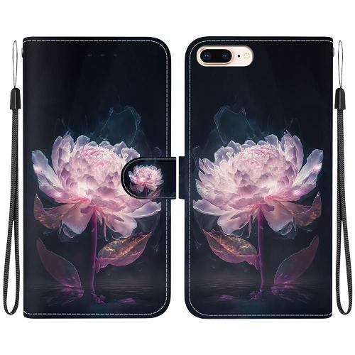 Étui Pour Iphone 8 Plus/7 Plus Fentes Pour Cartes Fleur Papillon Pe... on Productcaster.