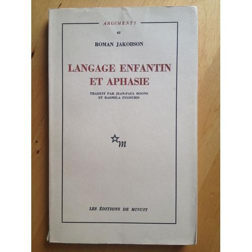 Langage Enfantin Et Aphasie on Productcaster.