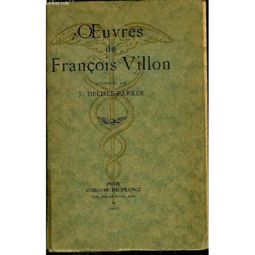 Oeuvres De Francois Villon on Productcaster.