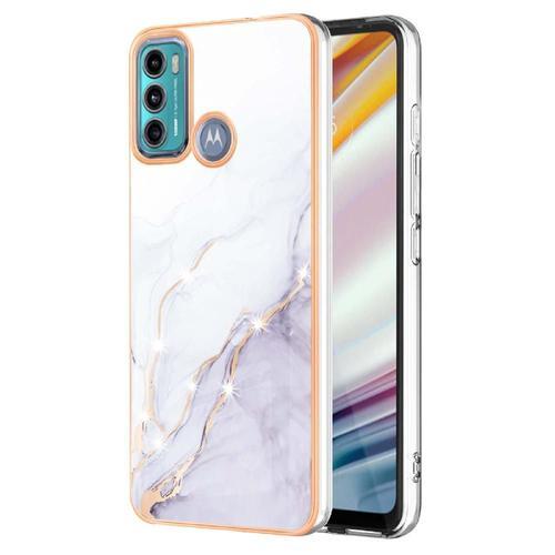 Étui Pour Motorola Moto G60/G40 Fusion Motif De Marbre Protection P... on Productcaster.