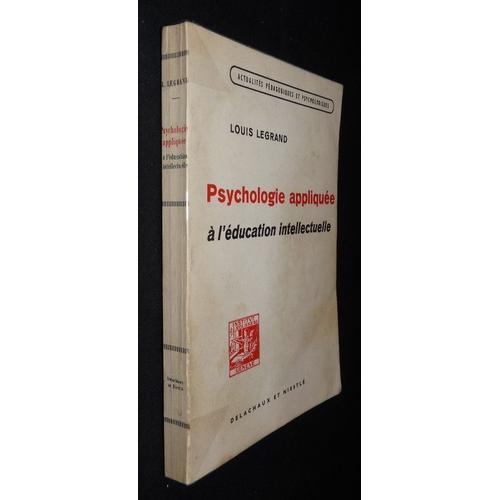 Psychologie Appliquée À L'éducation Intellectuelle on Productcaster.