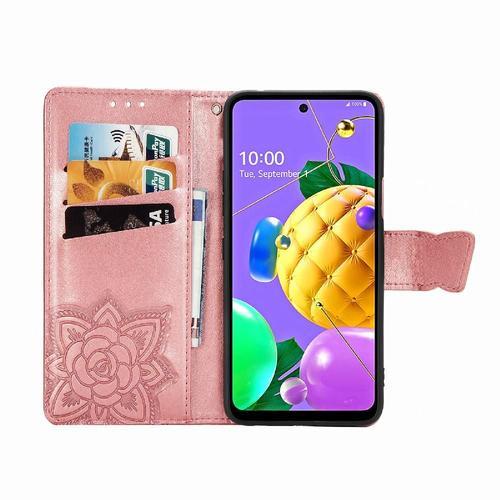 Étui Pour Lg K52 Aile Papillon Multi-Couleur Affaires Portefeuille ... on Productcaster.