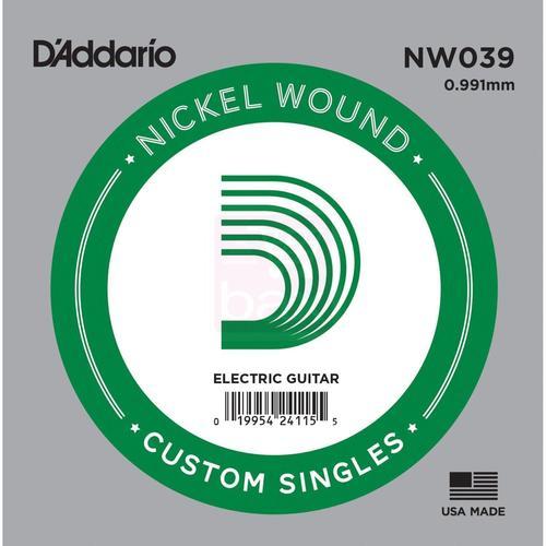 Daddario Nw039 Corde .039 Pour Guitare Électrique & Folk on Productcaster.