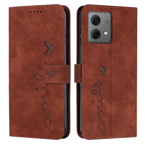 Étui De Portefeuille Compatible Motorola Moto G84 Boucle Latérale C... on Productcaster.