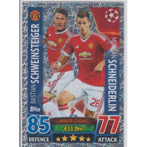 Bastian Schweinsteiger - Morgan Schneiderlin - Midfield Duo - Topps... on Productcaster.