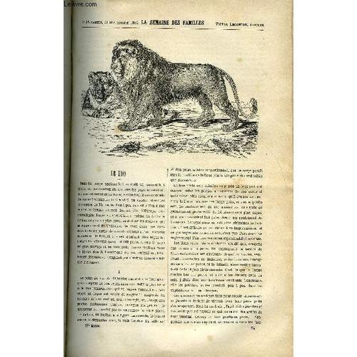 La Semaine Des Familles 28eme Annee N°24 - Le Lion De H. De Lusilly... on Productcaster.