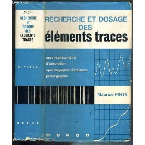 Recherche Et Dosage Des Elements Traces - Spectrophotometrie D'abso... on Productcaster.