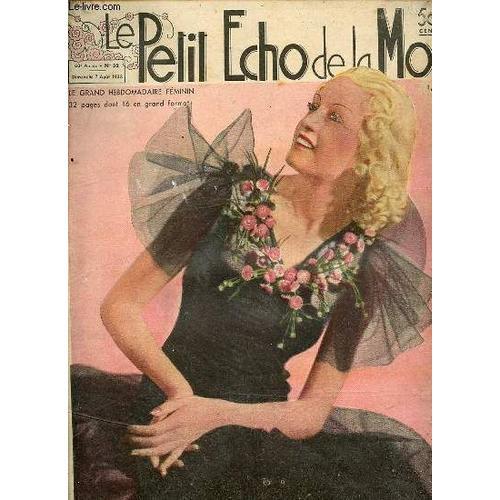 Le Petit Echo De La Mode N°32 / 7 Aout 1938 - Qualités D'une Bonne ... on Productcaster.