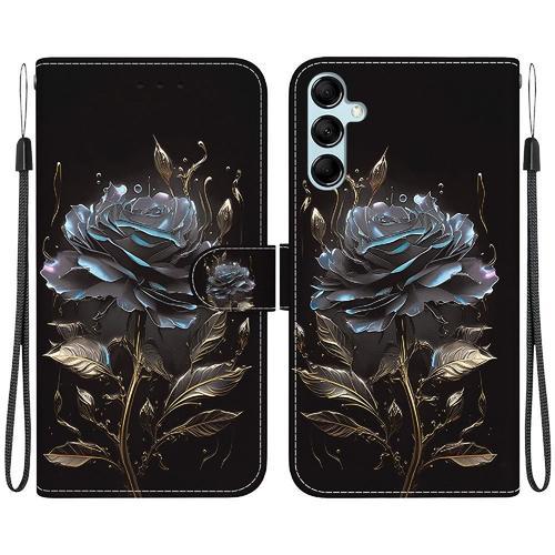 Étui Pour Samsung Galaxy M14 5g Fleur Papillon Peinte Fentes Pour C... on Productcaster.