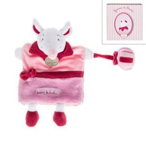 Doudou Peluche Marionnette Souris Mouse Mause Maus Rose Graines Gra... on Productcaster.