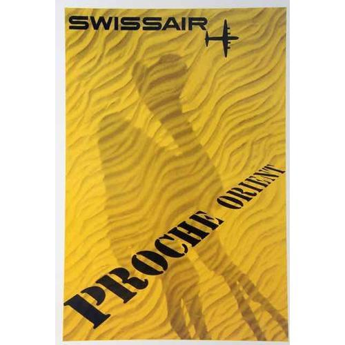 Affiche Proche Orient Swissair on Productcaster.