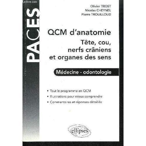 Qcm D'anatomie - Tete Cou Nerfs Craniens Et Organes Des Sens - Mede... on Productcaster.