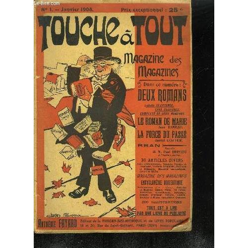 Touche A Toutn°1 Le Magazine Des Magazines- Janvier 1908 - Le Roman... on Productcaster.