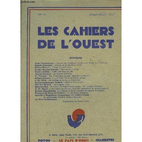 Les Cahiers De L'ouest N°18 Juillet Aout 1957 - Jacques Du Fouillou... on Productcaster.