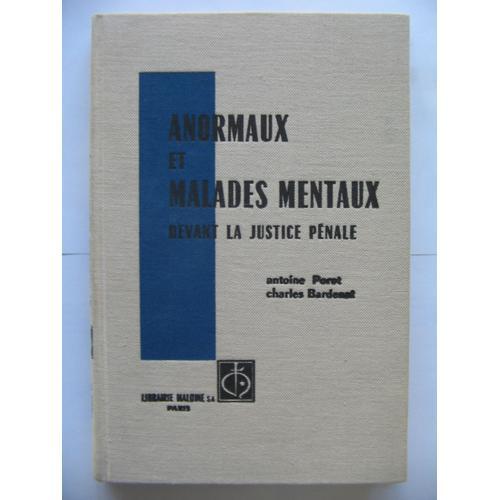 Anormaux Et Malades Mentaux Devant La Justice Penale on Productcaster.