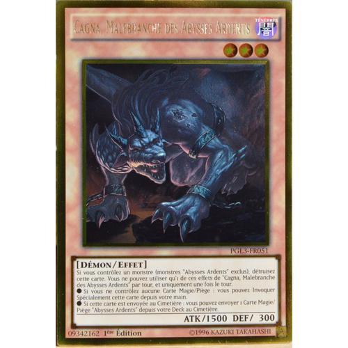 Carte Yu-Gi-Oh Pgl3-Fr051 Cagna, Malebranche Des Abysses Ardents Ne... on Productcaster.