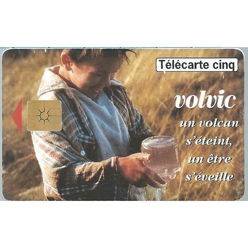 Télécarte Promotionnelle Cinq / 5 Unités " Volvic, Un Volcan S'étei... on Productcaster.