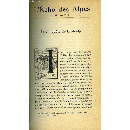 L'echo Des Alpes - Publication Des Sections Romandes Du Club Alpin ... on Productcaster.