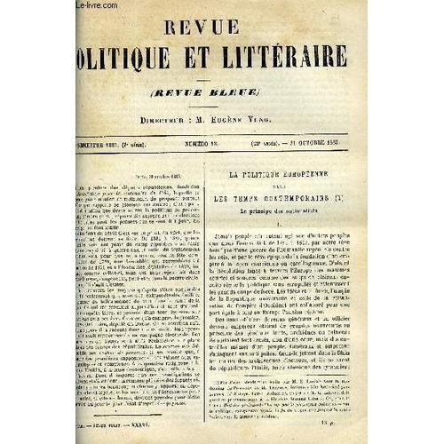 La Revue Politique Et Litteraire 5e Annee - 2e Semestre N°18 - Le P... on Productcaster.