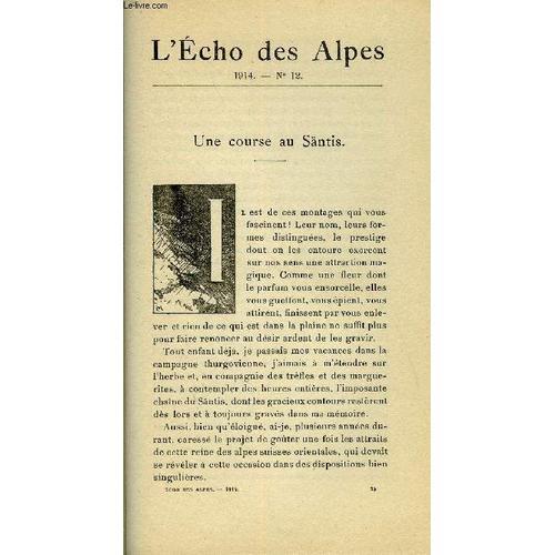 L'echo Des Alpes - Publication Des Sections Romandes Du Club Alpin ... on Productcaster.