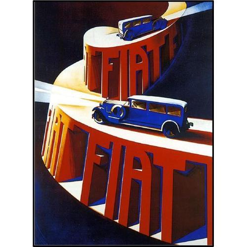 Affiche Fiat Automobile on Productcaster.