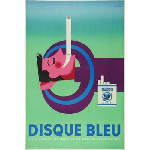 Affiche Disque Bleu Gauloises on Productcaster.