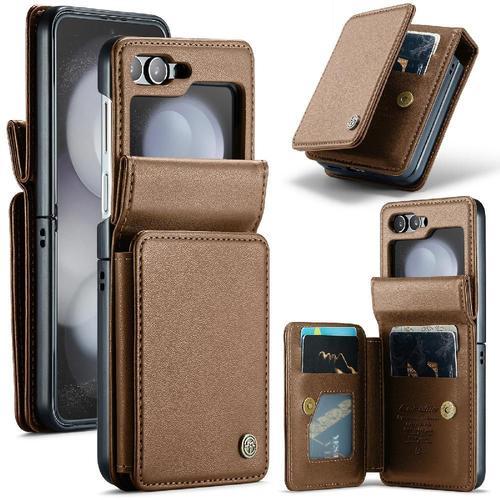 Portefeuille Caseme Étui Pour Samsung Galaxy Z Flip 5 5g Titulaire ... on Productcaster.